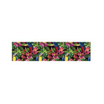 Watercolor Parrot Pattern Print Bed Runner
