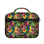 Watercolor Parrot Pattern Print Briefcase Bible Bag
