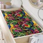 Watercolor Parrot Pattern Print Changing Pad Cover
