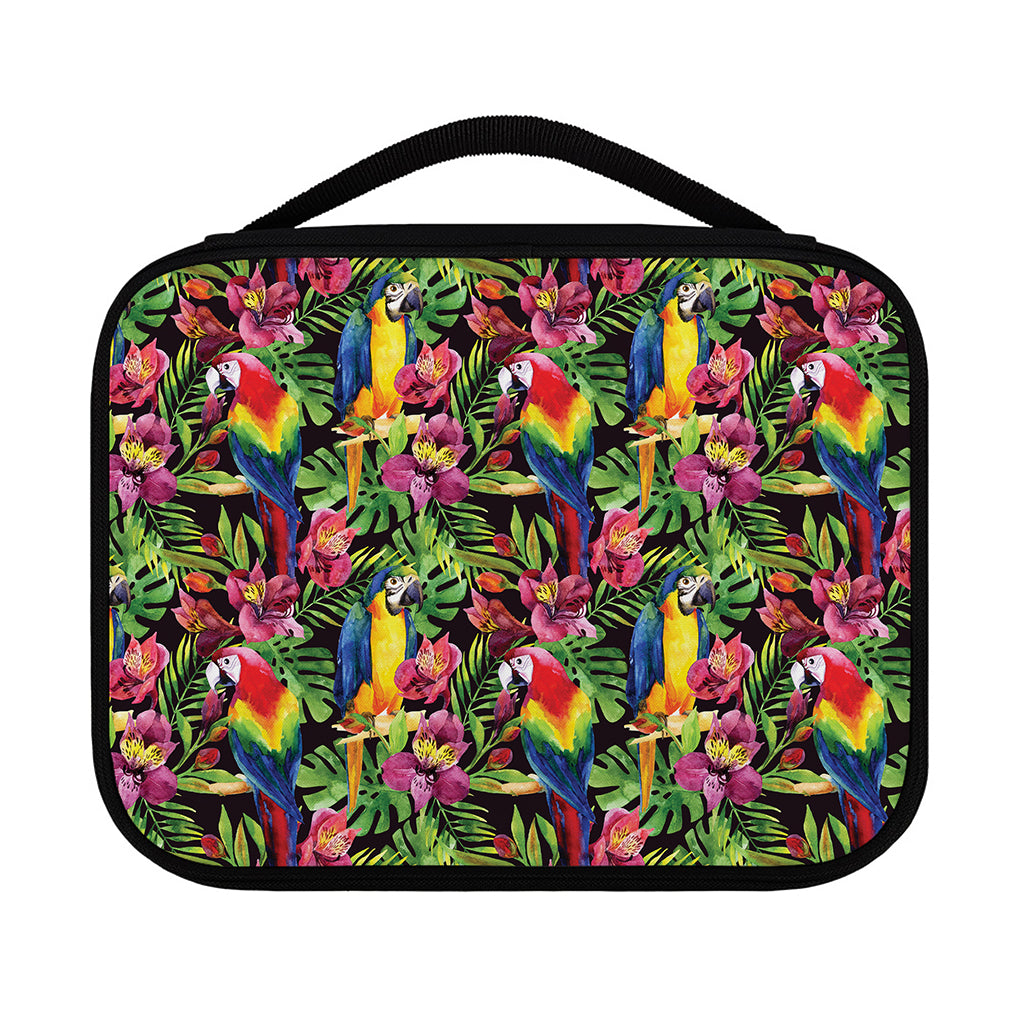 Watercolor Parrot Pattern Print Classic Bible Case