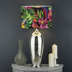 Watercolor Parrot Pattern Print Drum Lamp Shade