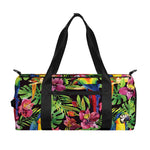 Watercolor Parrot Pattern Print Gym Bag
