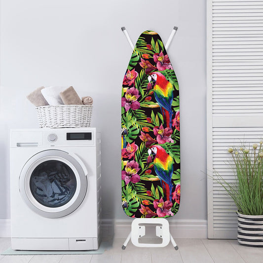 Watercolor Parrot Pattern Print Ironing Board Cover