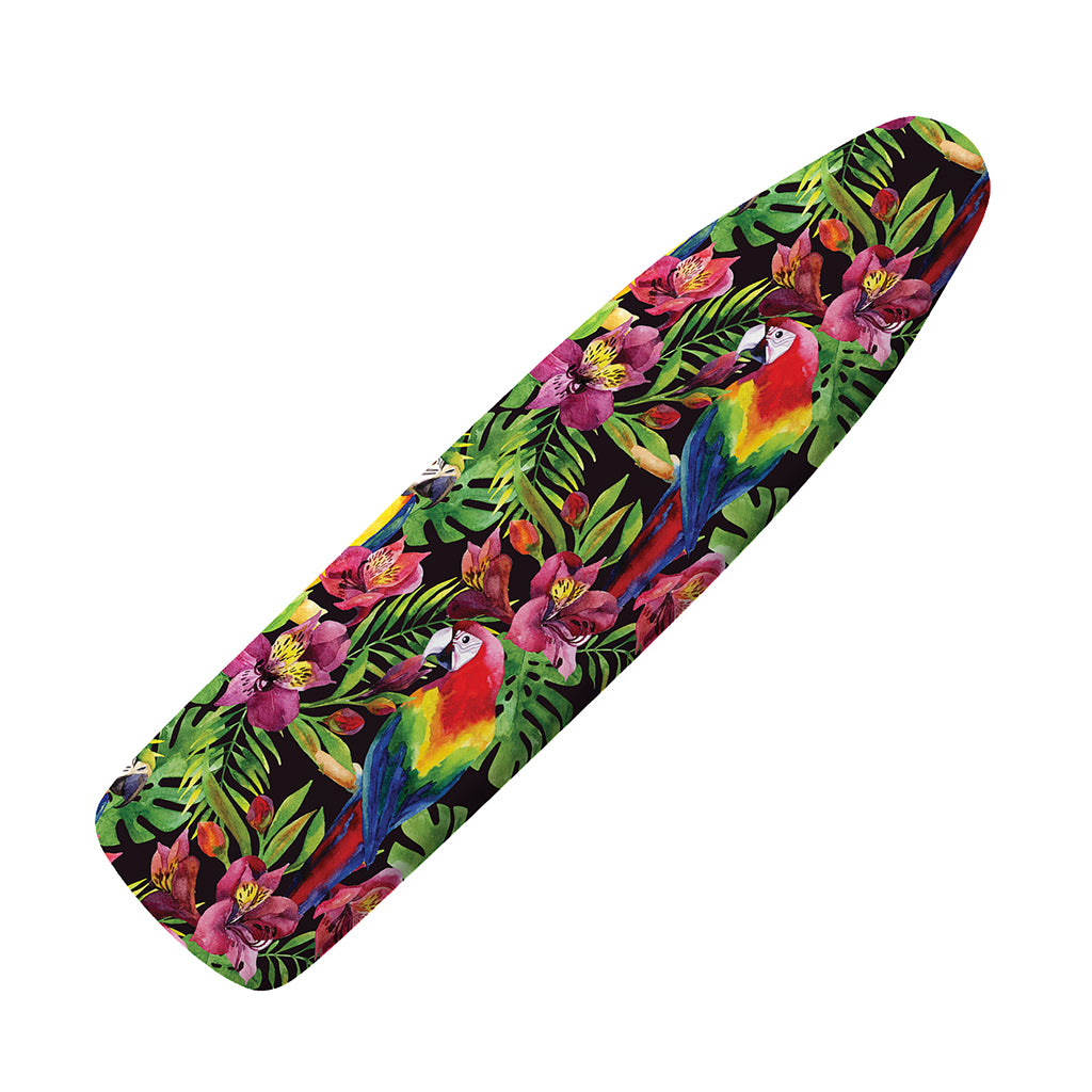 Watercolor Parrot Pattern Print Ironing Board Cover