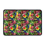 Watercolor Parrot Pattern Print Kitchen Mat