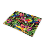 Watercolor Parrot Pattern Print Pet Cooling Mat Cover