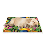 Watercolor Parrot Pattern Print Pet Cooling Mat Cover