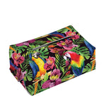 Watercolor Parrot Pattern Print Rectangle Tissue Box Cover