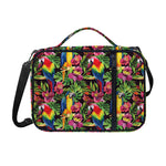 Watercolor Parrot Pattern Print Shoulder Strap Bible Bag