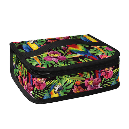 Watercolor Parrot Pattern Print Small Lunch Bag