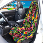 Watercolor Parrot Pattern Print Waterproof Car Seat Cover
