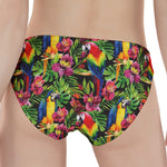 Watercolor Parrot Pattern Print Women's Panties