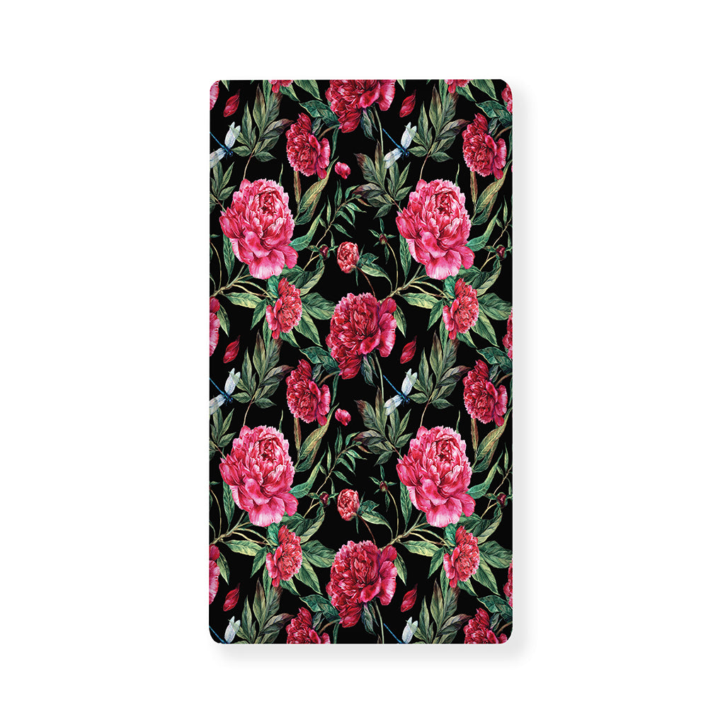 Watercolor Peony Pattern Print Baby Crib Sheet
