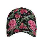Watercolor Peony Pattern Print Baseball Cap