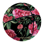 Watercolor Peony Pattern Print Basketball