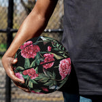 Watercolor Peony Pattern Print Basketball