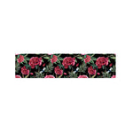 Watercolor Peony Pattern Print Bed Runner