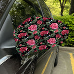 Watercolor Peony Pattern Print Car Side Mirror Covers