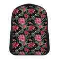 Watercolor Peony Pattern Print Casual Backpack