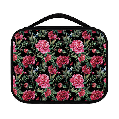 Watercolor Peony Pattern Print Classic Bible Case
