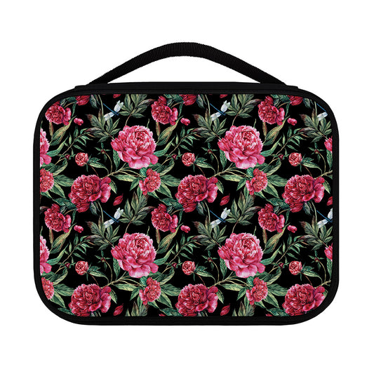 Watercolor Peony Pattern Print Classic Bible Case