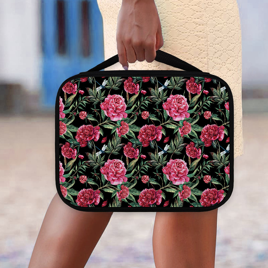 Watercolor Peony Pattern Print Classic Bible Case