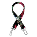 Watercolor Peony Pattern Print Dog Seat Belt