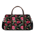 Watercolor Peony Pattern Print Duffel Bag