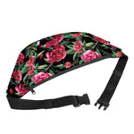 Watercolor Peony Pattern Print Fanny Pack