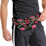 Watercolor Peony Pattern Print Fanny Pack