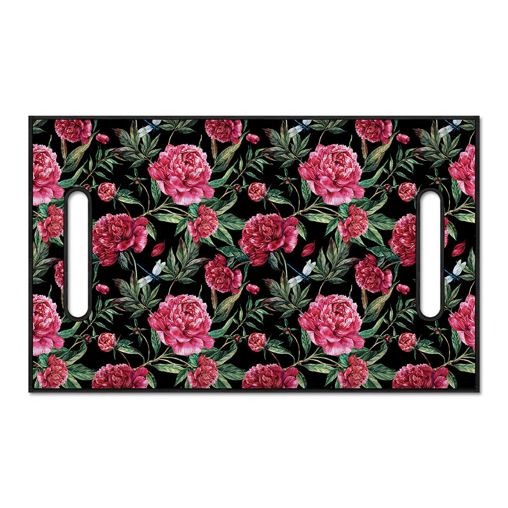 Watercolor Peony Pattern Print Golf Cart Seat Cover