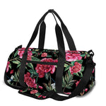Watercolor Peony Pattern Print Gym Bag