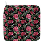 Watercolor Peony Pattern Print Hand Towel