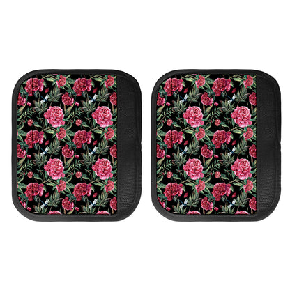 Watercolor Peony Pattern Print Handle Covers