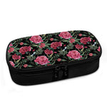 Watercolor Peony Pattern Print Insulin Cooler Travel Case
