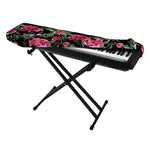 Watercolor Peony Pattern Print Piano Keyboard Cover