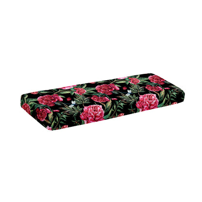 Watercolor Peony Pattern Print Piano Keyboard Cover