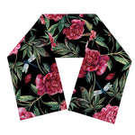 Watercolor Peony Pattern Print Scarf