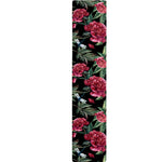 Watercolor Peony Pattern Print Table Runner