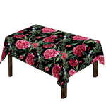 Watercolor Peony Pattern Print Tablecloth