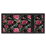 Watercolor Peony Pattern Print Trifold Wallet