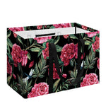 Watercolor Peony Pattern Print Utility Tote Bag