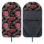 Watercolor Peony Pattern Print Waterproof Car Seat Cover