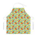 Watercolor Pineapple Pattern Print Adjustable Apron