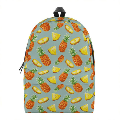 Watercolor Pineapple Pattern Print Backpack