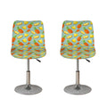 Watercolor Pineapple Pattern Print Bar Stool Covers