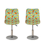 Watercolor Pineapple Pattern Print Bar Stool Covers