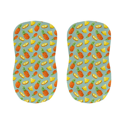 Watercolor Pineapple Pattern Print Bar Stool Covers