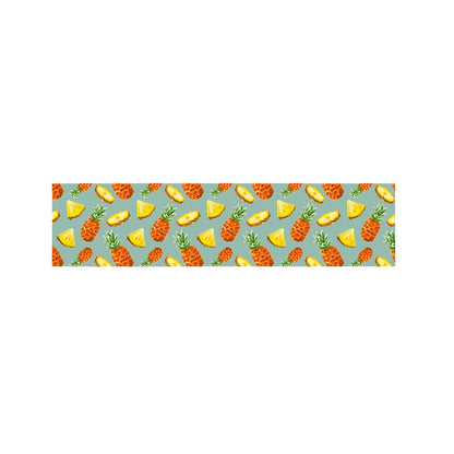 Watercolor Pineapple Pattern Print Bed Runner