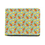 Watercolor Pineapple Pattern Print Bifold Wallet